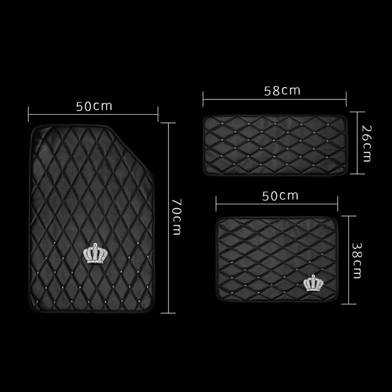 Mattes antidérapantes de la couronne / diamant