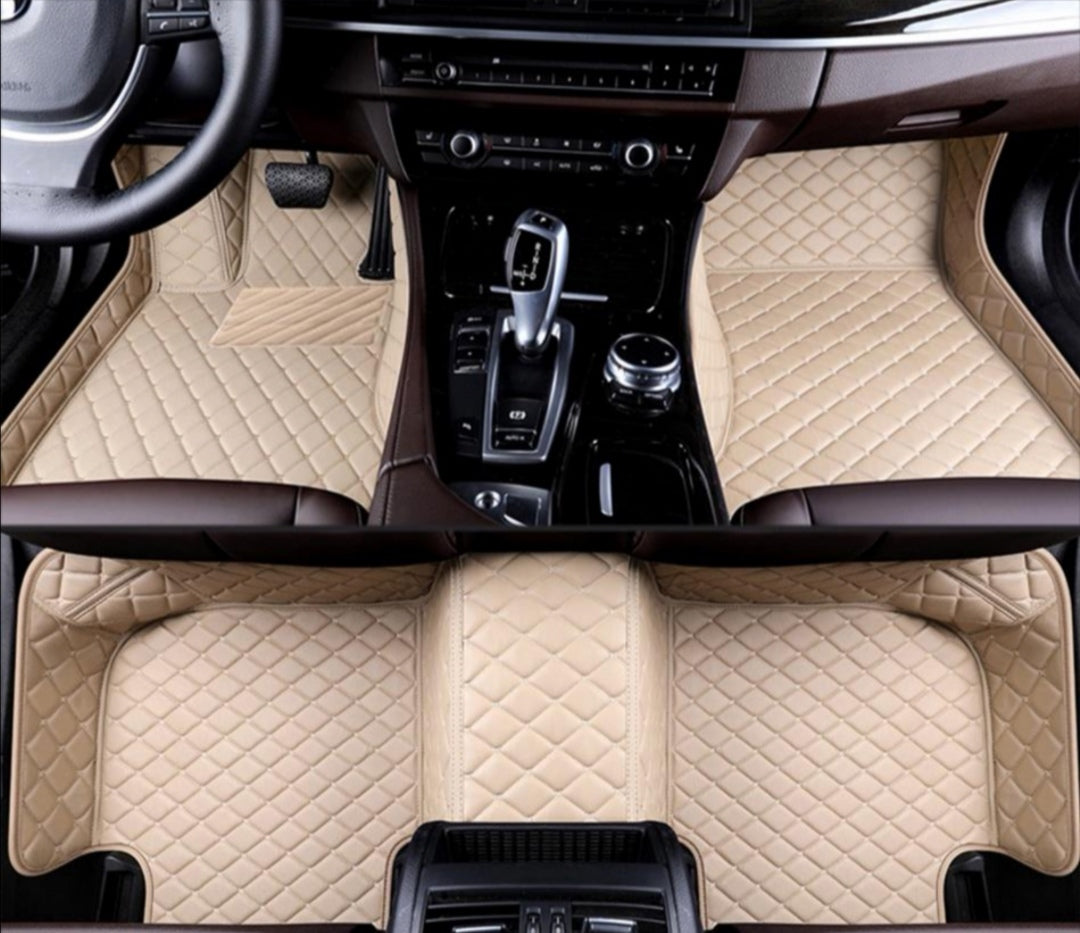 Car foot mats according to mass