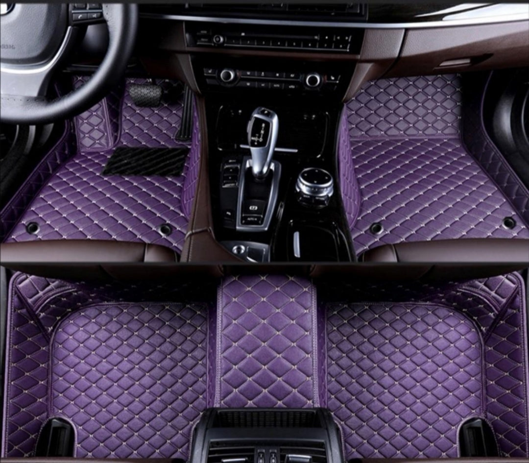 Car foot mats according to mass