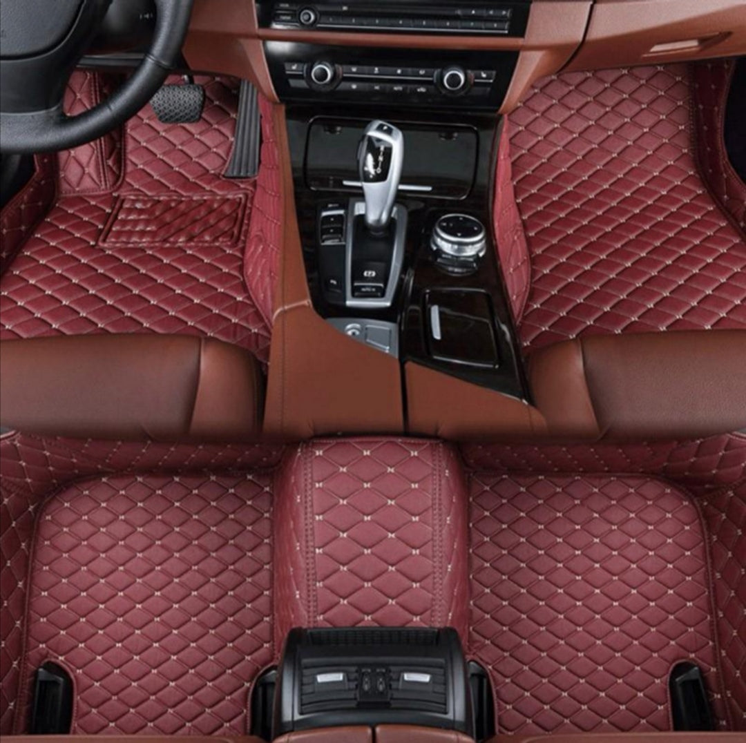 Car foot mats according to mass