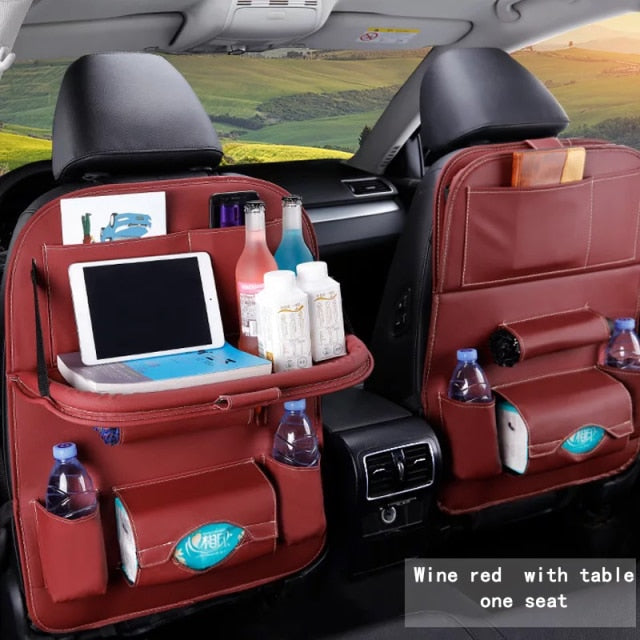 Back seat with table