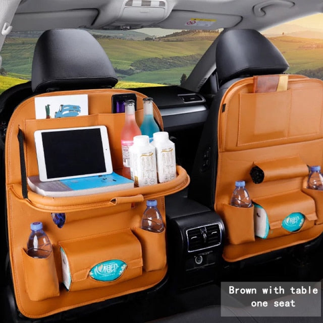 Back seat with table