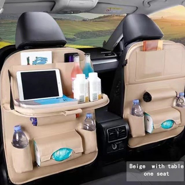 Back seat with table