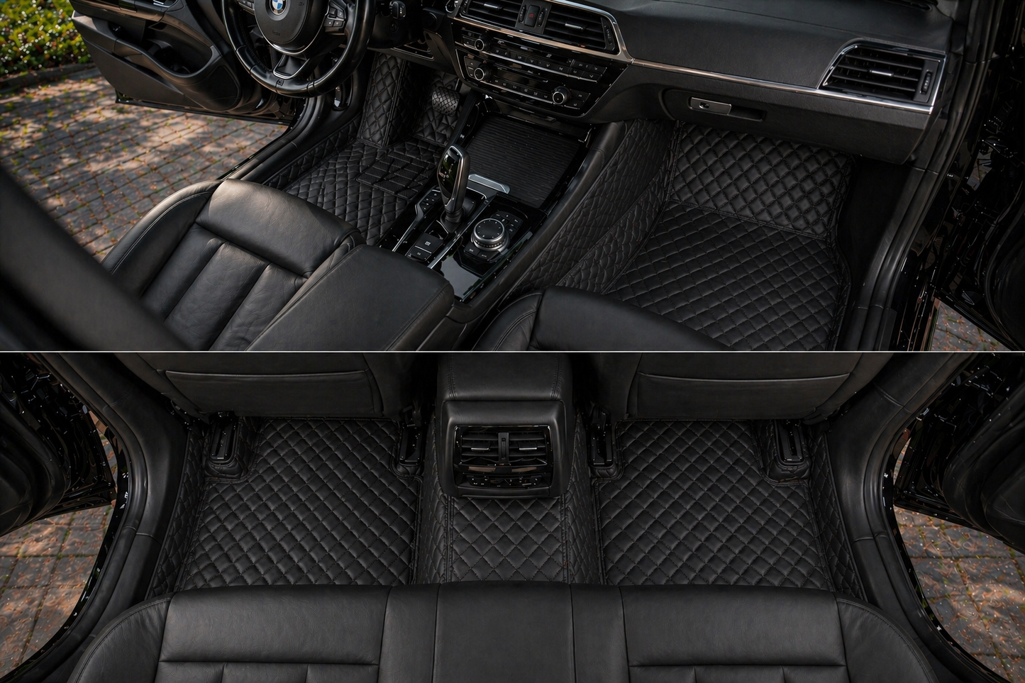 Tapis de pied de voiture selon la masse