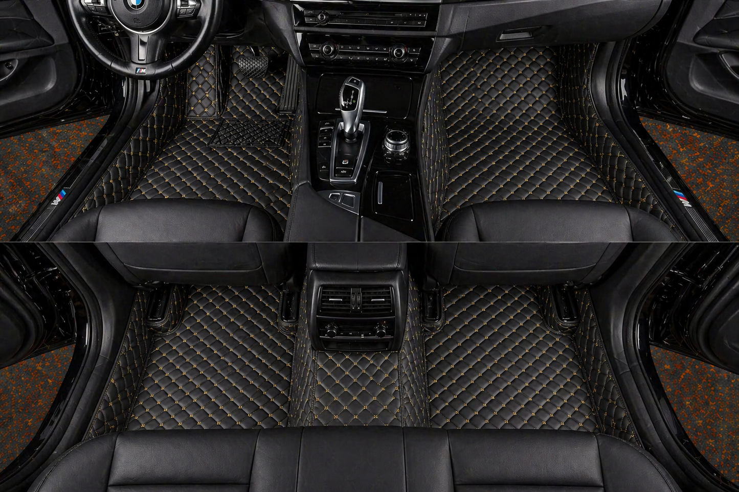 Tapis de pied de voiture selon la masse