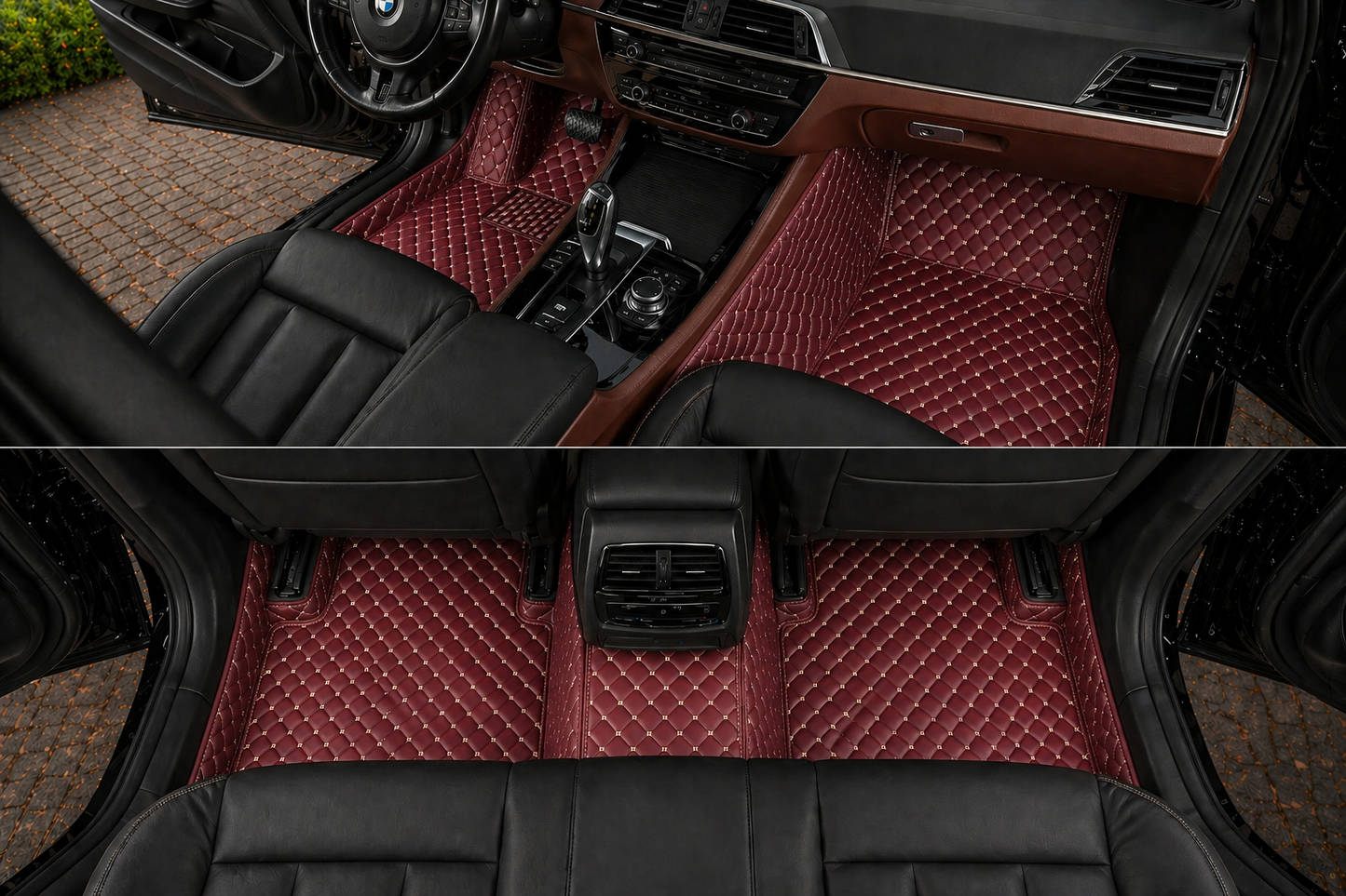 Tapis de pied de voiture selon la masse