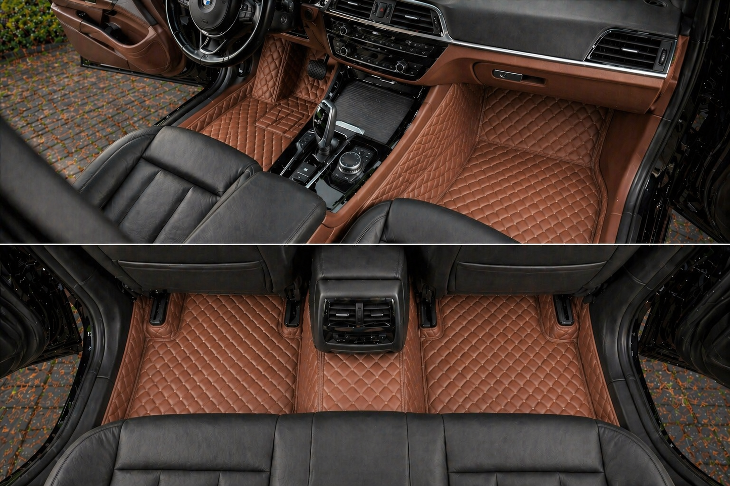 Tapis de pied de voiture selon la masse