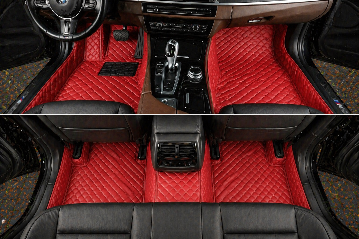 Tapis de pied de voiture selon la masse
