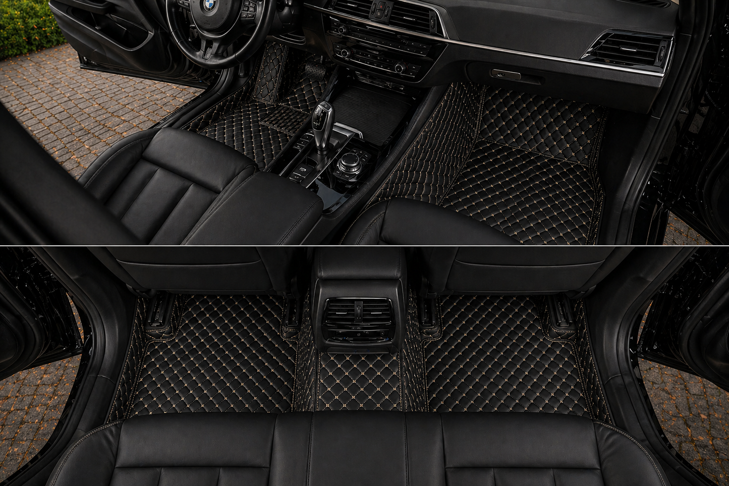Tapis de pied de voiture selon la masse